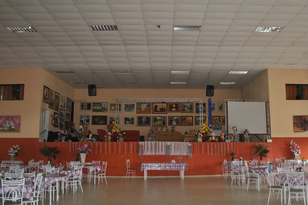 Encontro de grupo religioso no clube